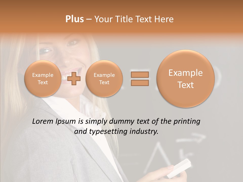 Student Glasses Question PowerPoint Template