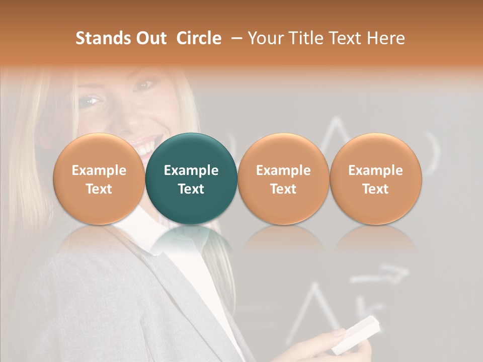 Student Glasses Question PowerPoint Template