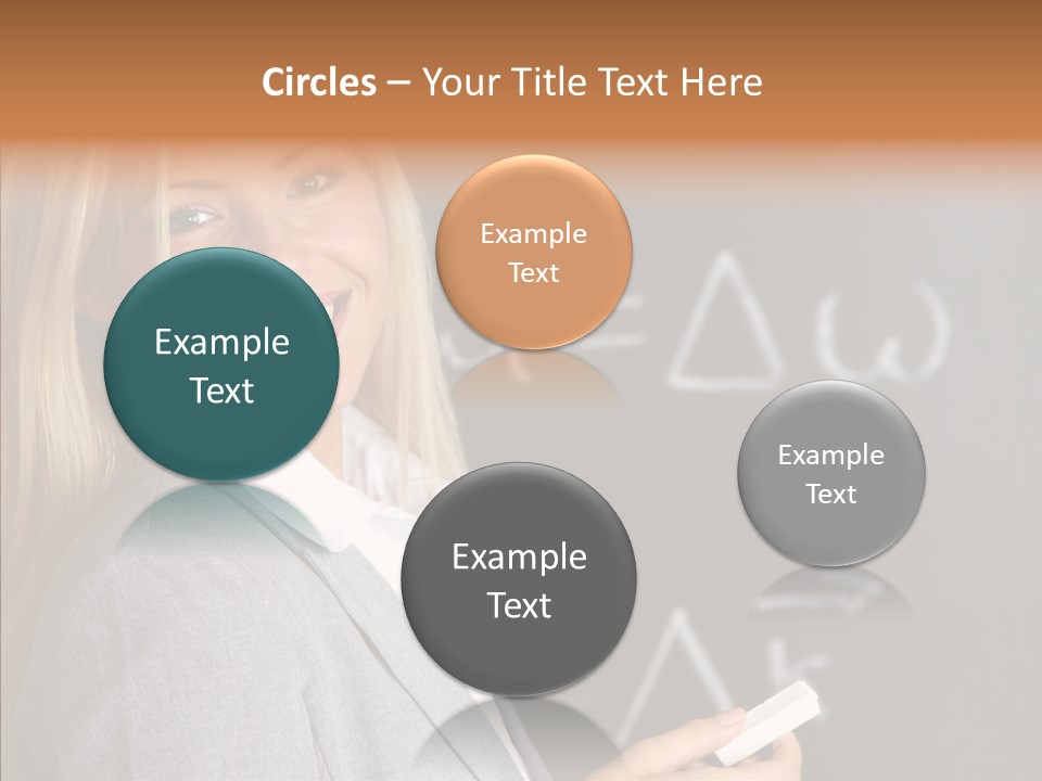 Student Glasses Question PowerPoint Template