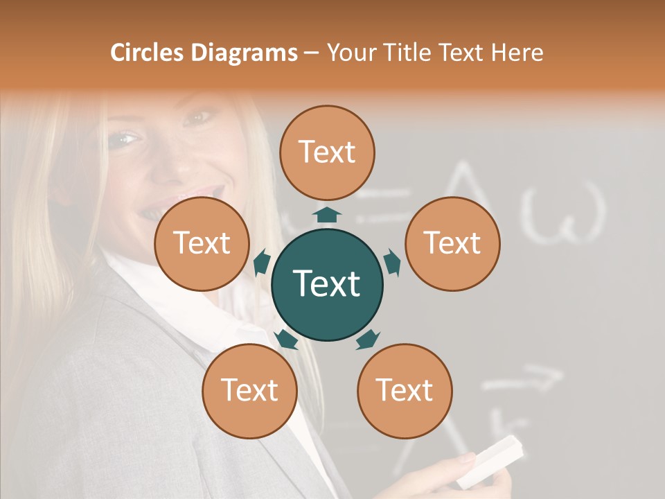 Student Glasses Question PowerPoint Template