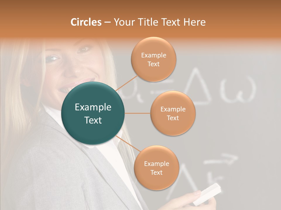 Student Glasses Question PowerPoint Template