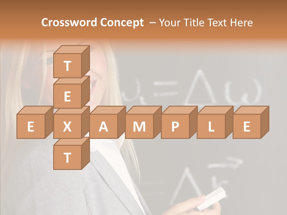 Student Glasses Question PowerPoint Template