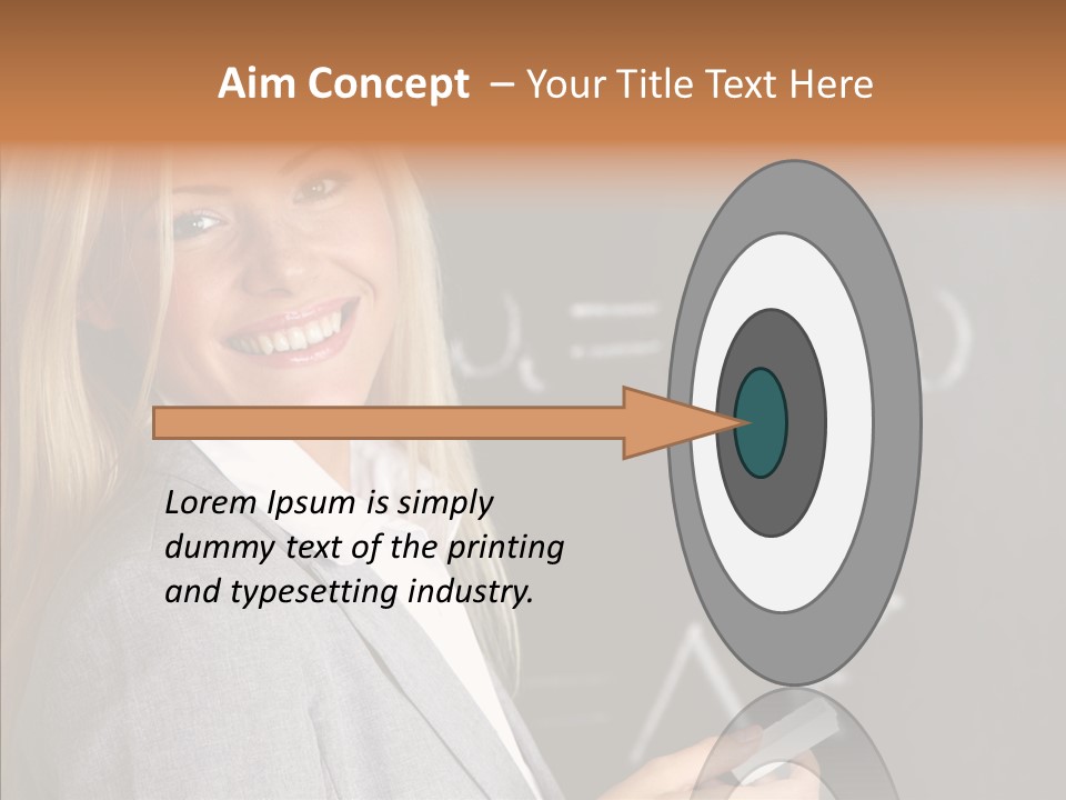 Student Glasses Question PowerPoint Template