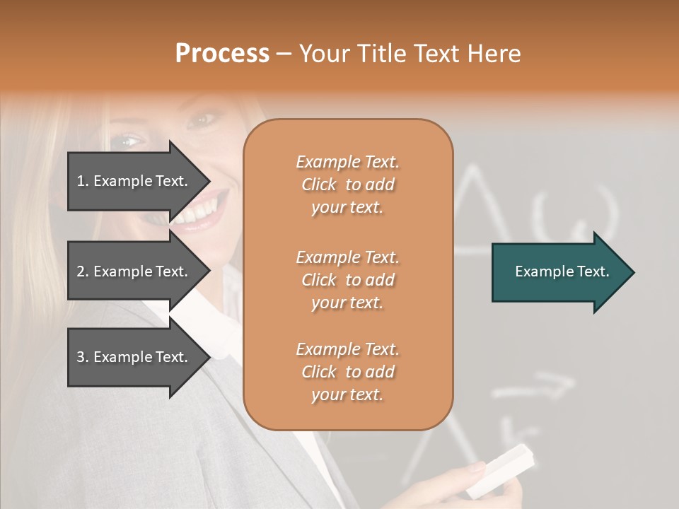 Student Glasses Question PowerPoint Template