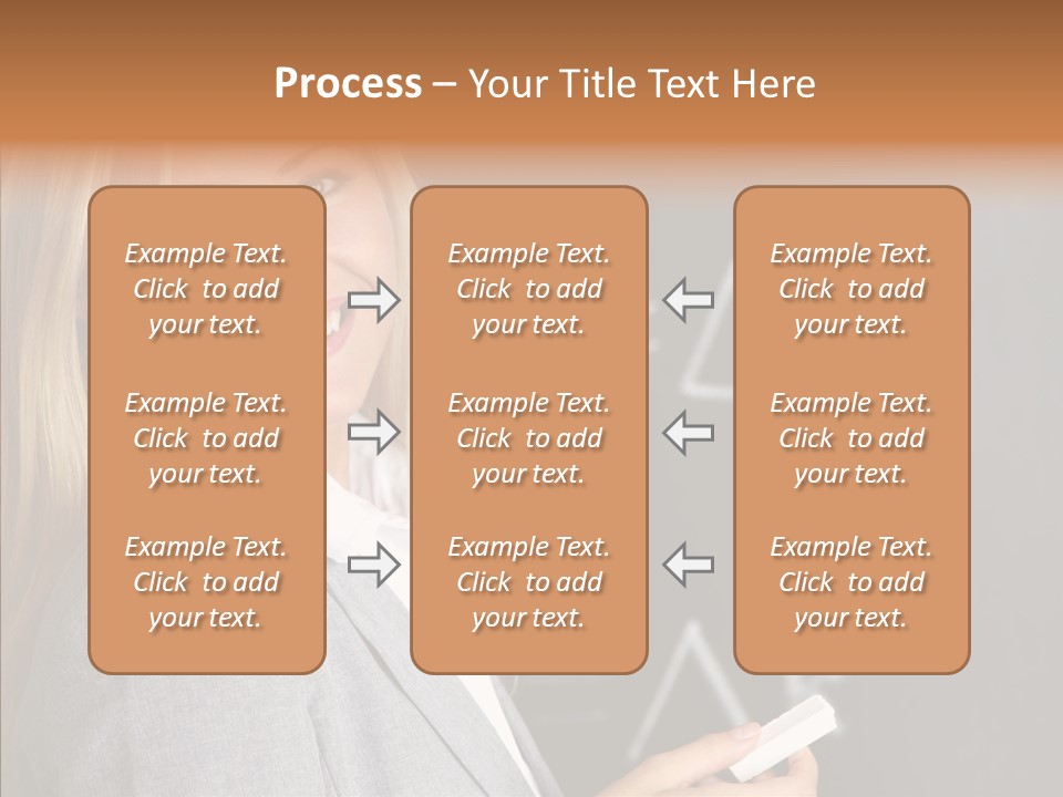 Student Glasses Question PowerPoint Template