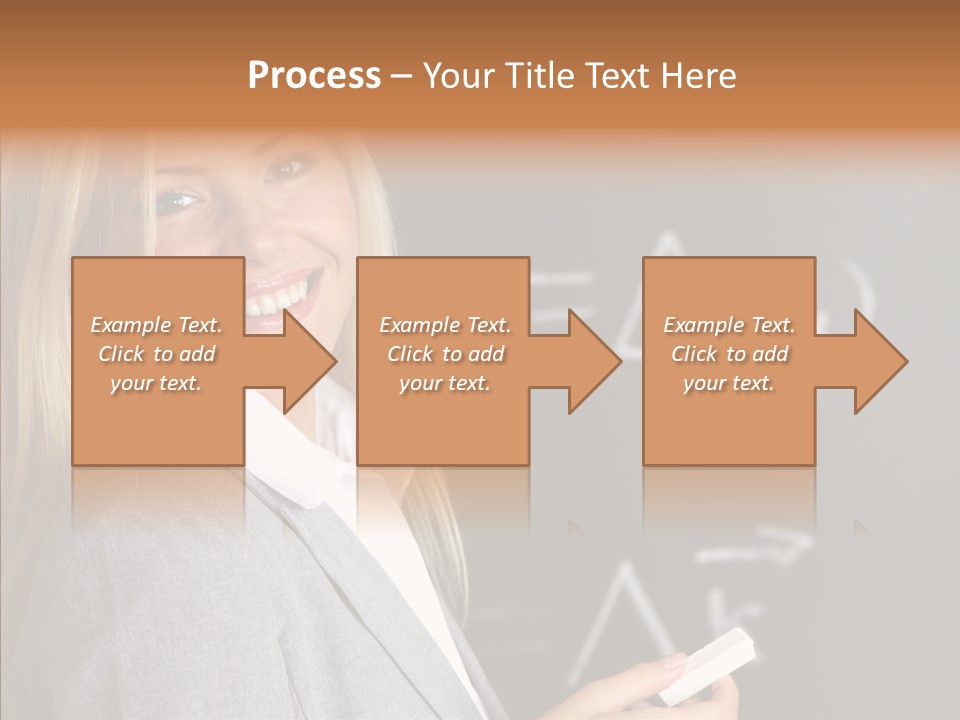 Student Glasses Question PowerPoint Template