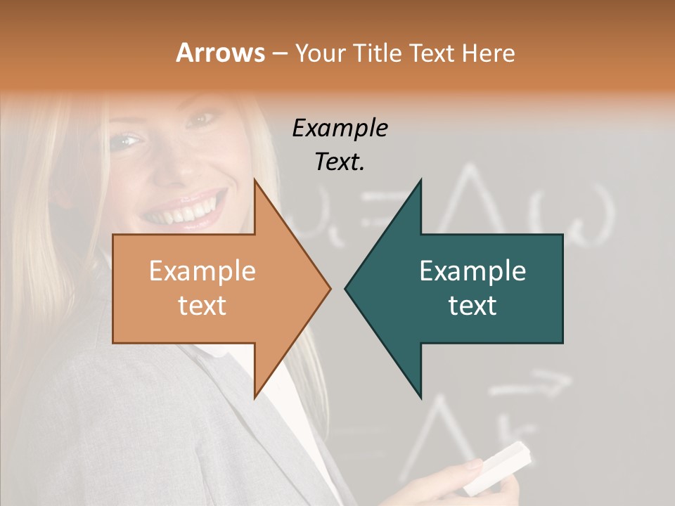 Student Glasses Question PowerPoint Template