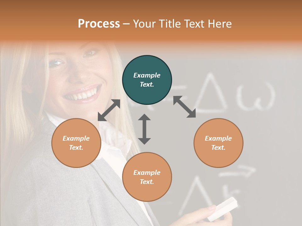 Student Glasses Question PowerPoint Template