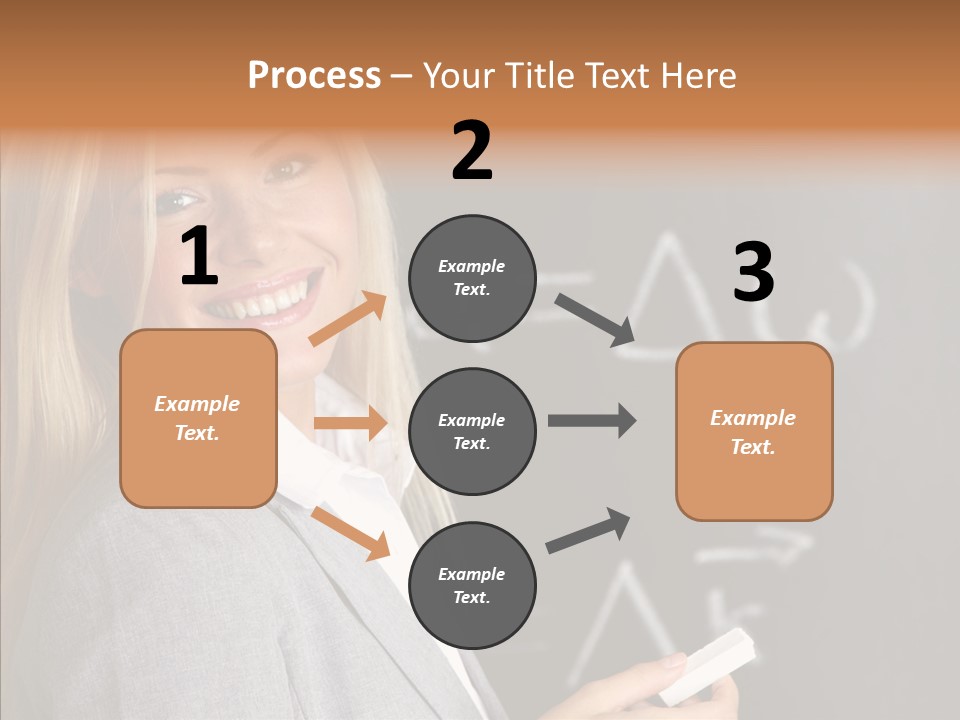 Student Glasses Question PowerPoint Template