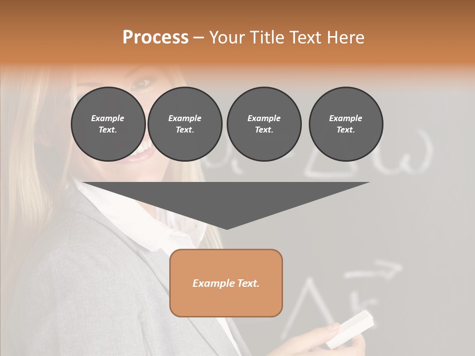 Student Glasses Question PowerPoint Template