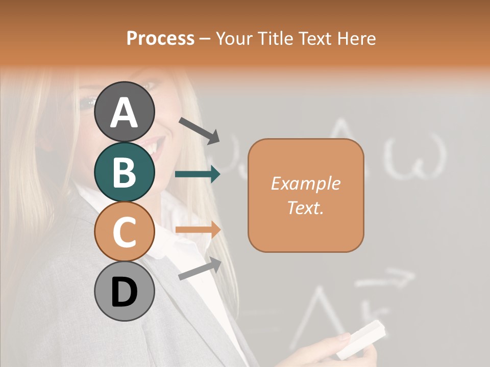 Student Glasses Question PowerPoint Template