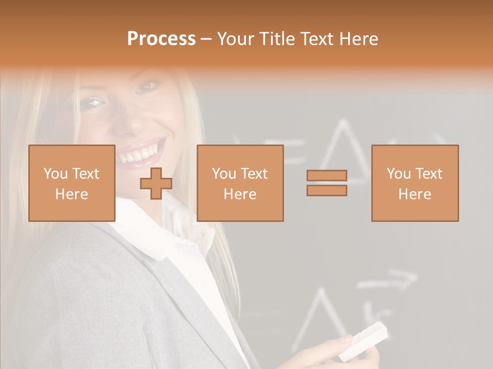 Student Glasses Question PowerPoint Template