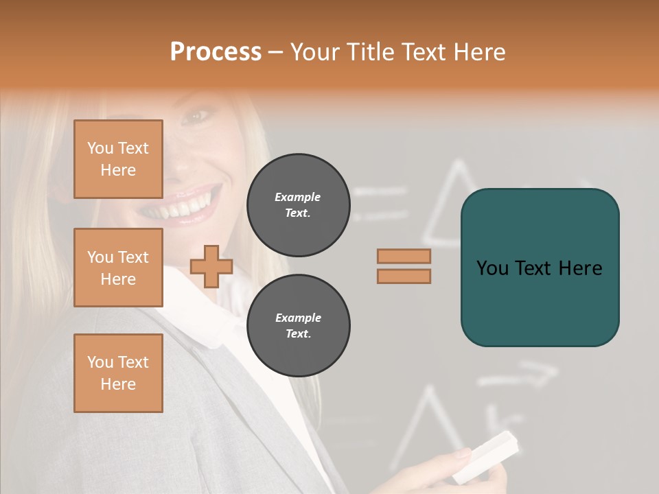 Student Glasses Question PowerPoint Template