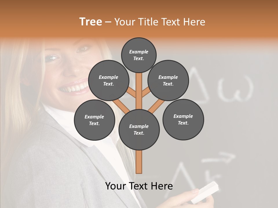Student Glasses Question PowerPoint Template
