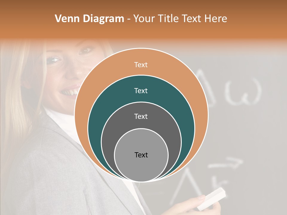 Student Glasses Question PowerPoint Template