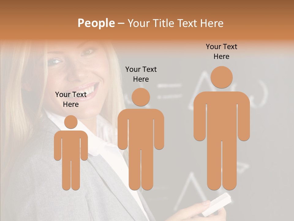 Student Glasses Question PowerPoint Template