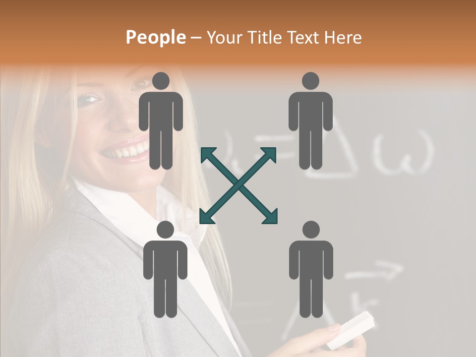 Student Glasses Question PowerPoint Template