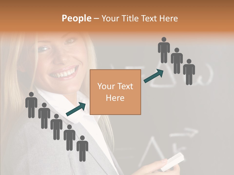 Student Glasses Question PowerPoint Template