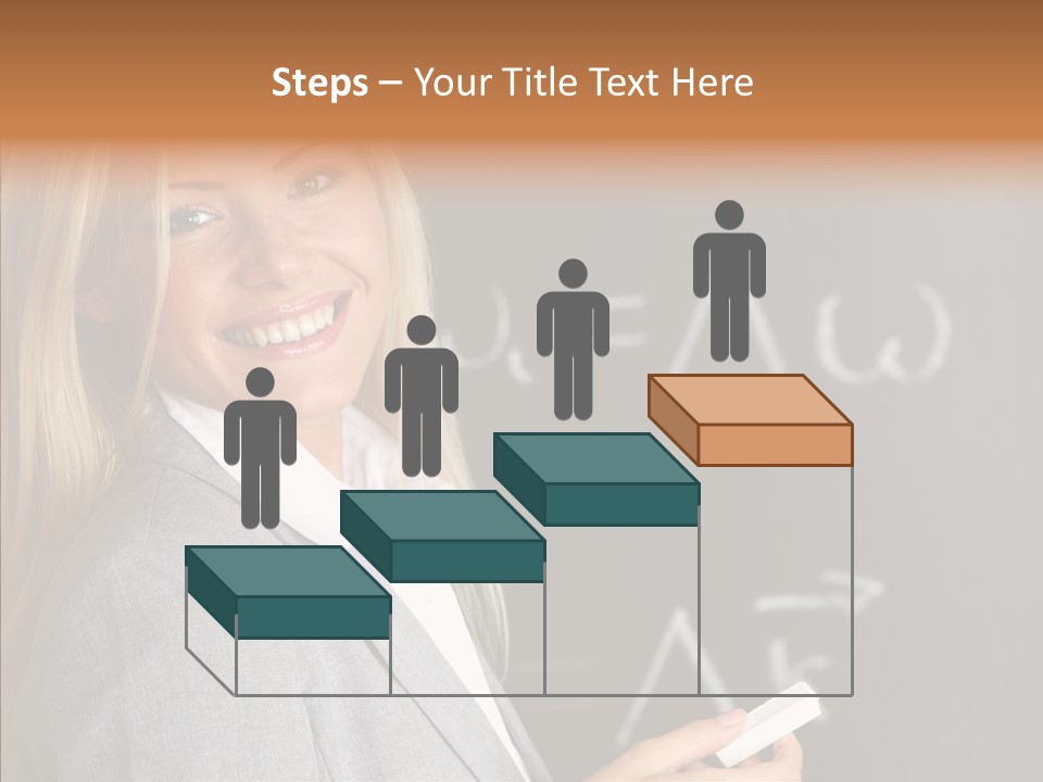 Student Glasses Question PowerPoint Template