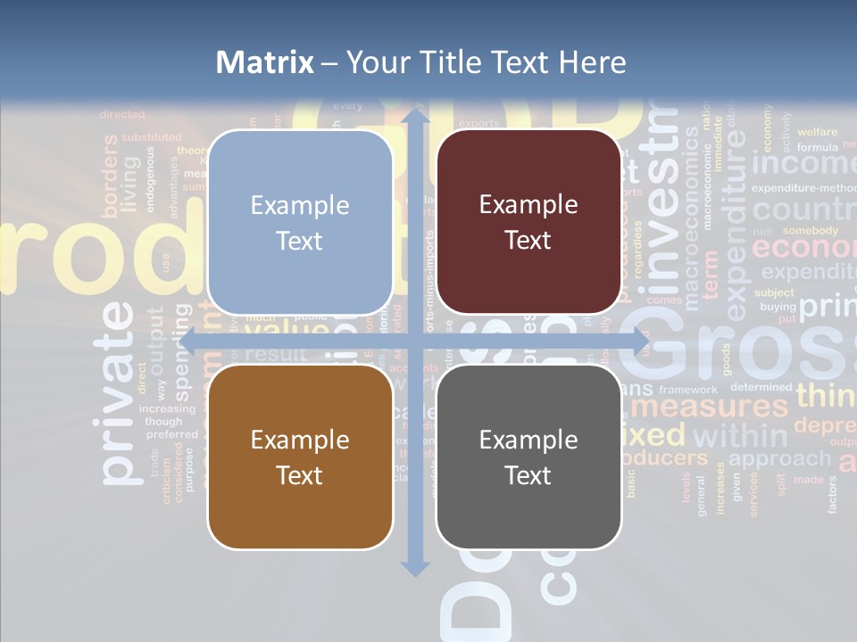 Definition Output Net PowerPoint Template