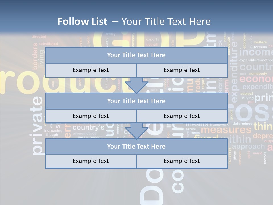 Definition Output Net PowerPoint Template