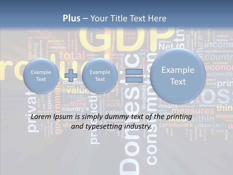 Definition Output Net PowerPoint Template
