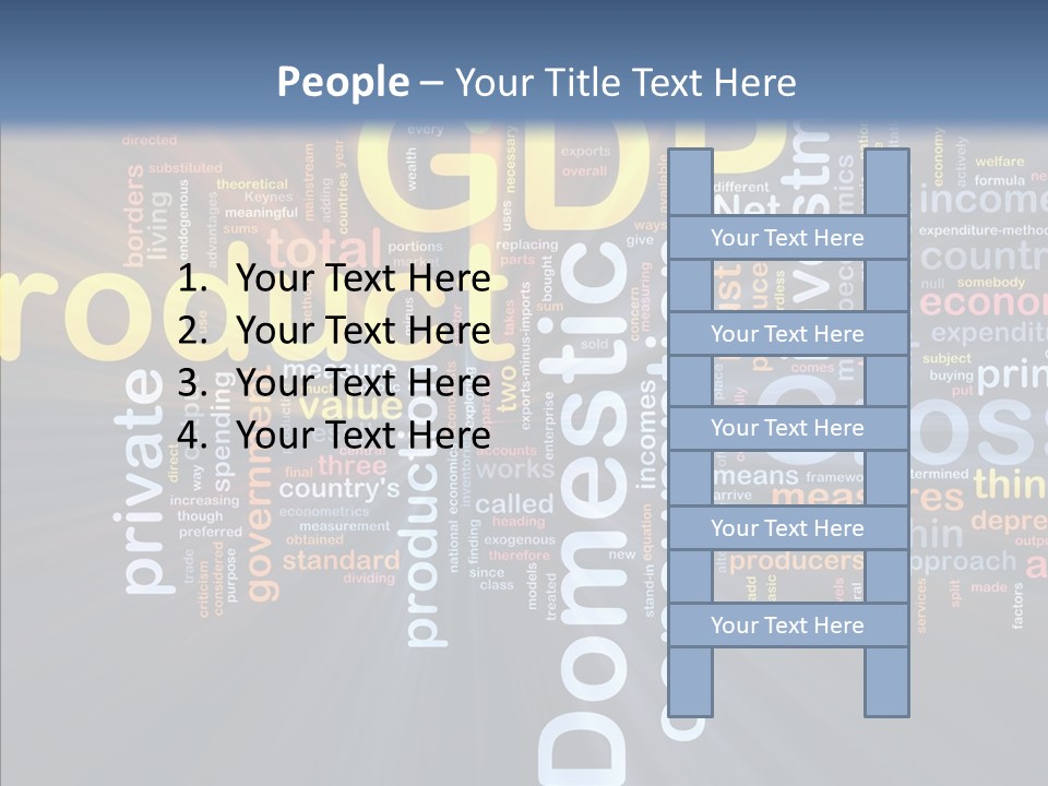 Definition Output Net PowerPoint Template