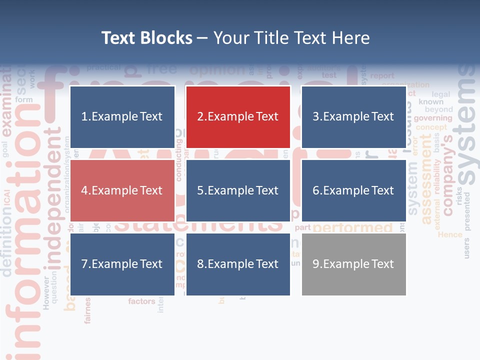 Assessment Seeks Must PowerPoint Template