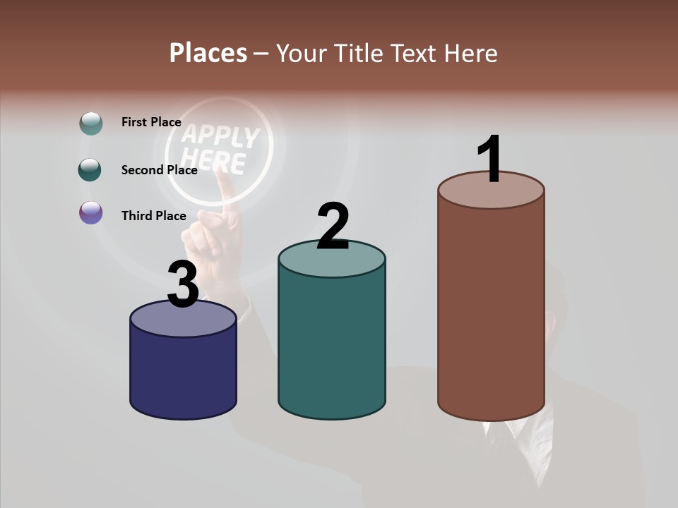 Economics Computer Hand PowerPoint Template