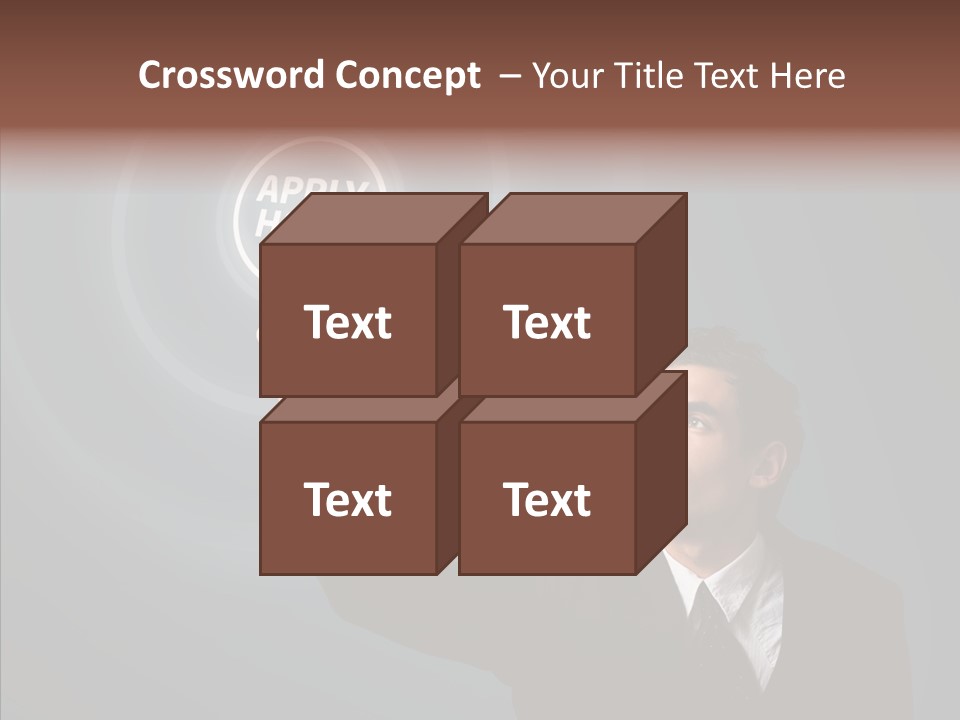 Economics Computer Hand PowerPoint Template