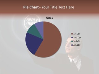 Economics Computer Hand PowerPoint Template