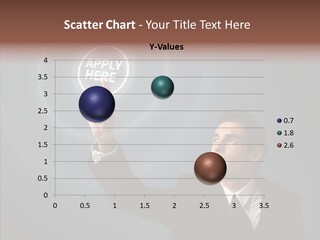 Economics Computer Hand PowerPoint Template