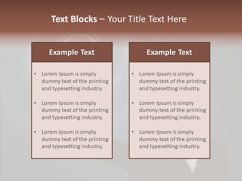 Economics Computer Hand PowerPoint Template