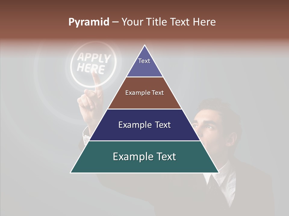 Economics Computer Hand PowerPoint Template