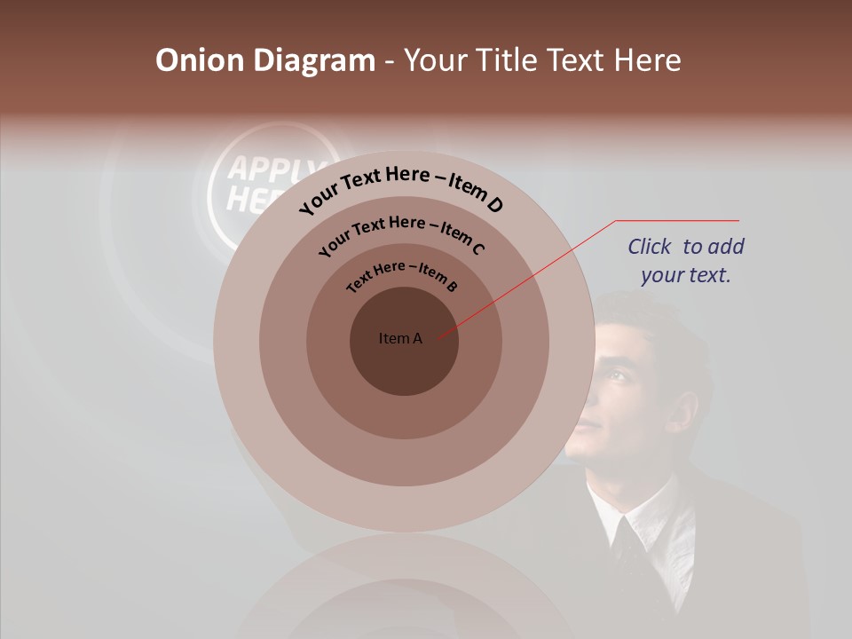 Economics Computer Hand PowerPoint Template