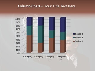 Economics Computer Hand PowerPoint Template