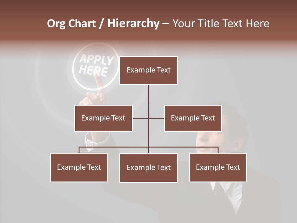 Economics Computer Hand PowerPoint Template