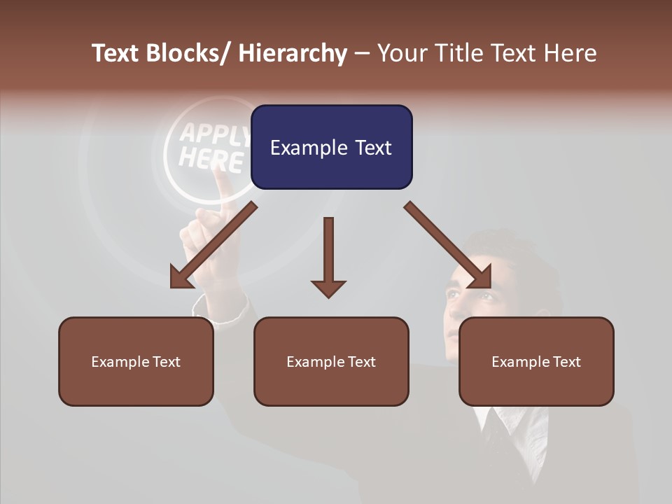 Economics Computer Hand PowerPoint Template
