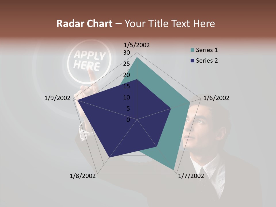Economics Computer Hand PowerPoint Template