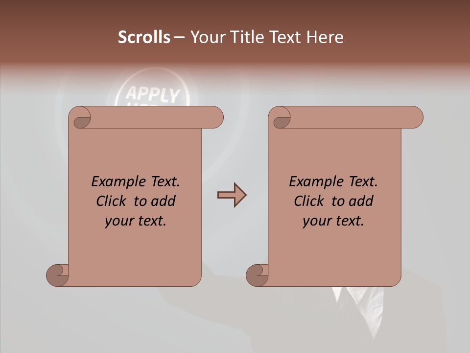 Economics Computer Hand PowerPoint Template
