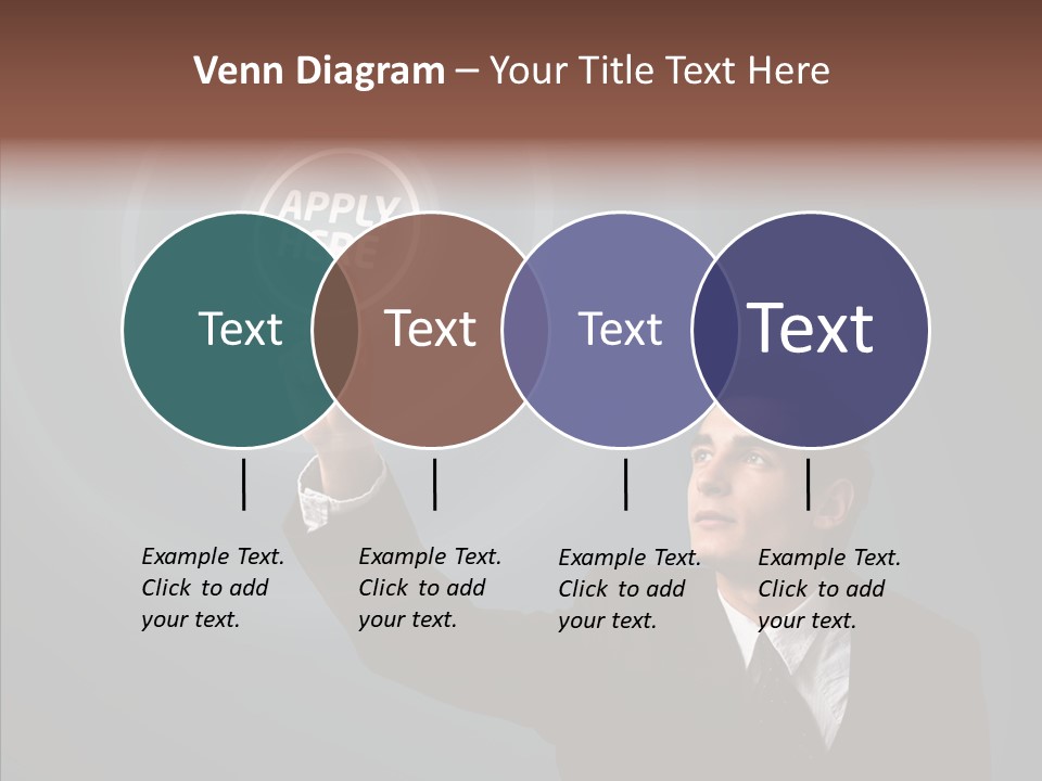 Economics Computer Hand PowerPoint Template