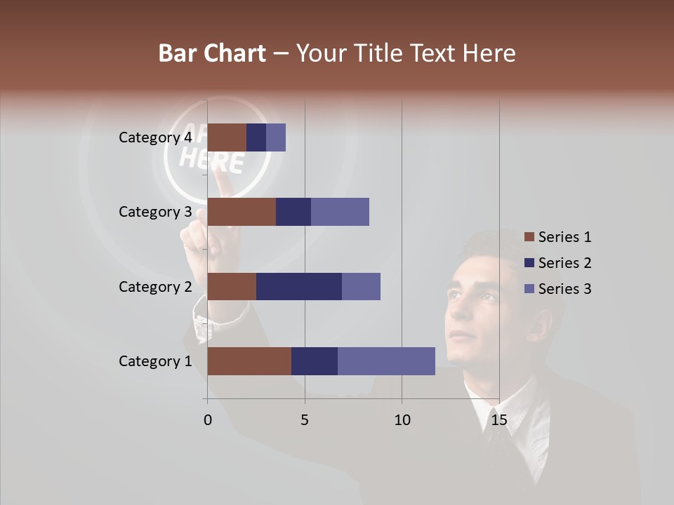 Economics Computer Hand PowerPoint Template
