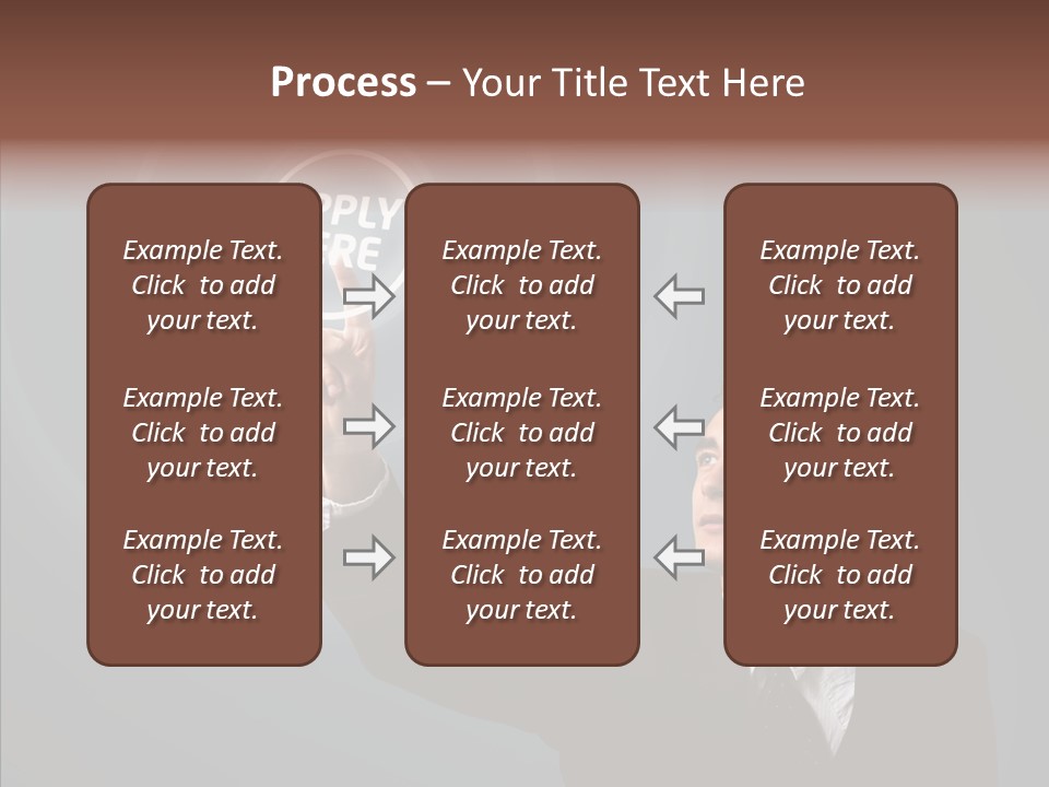 Economics Computer Hand PowerPoint Template