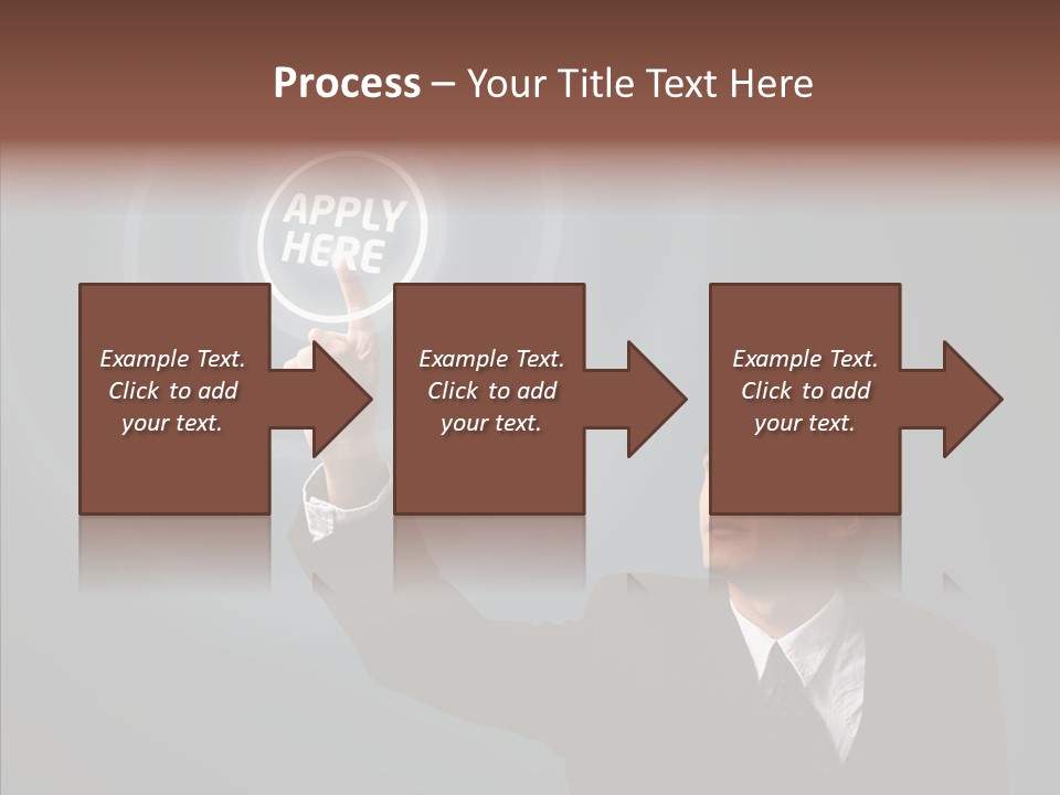 Economics Computer Hand PowerPoint Template