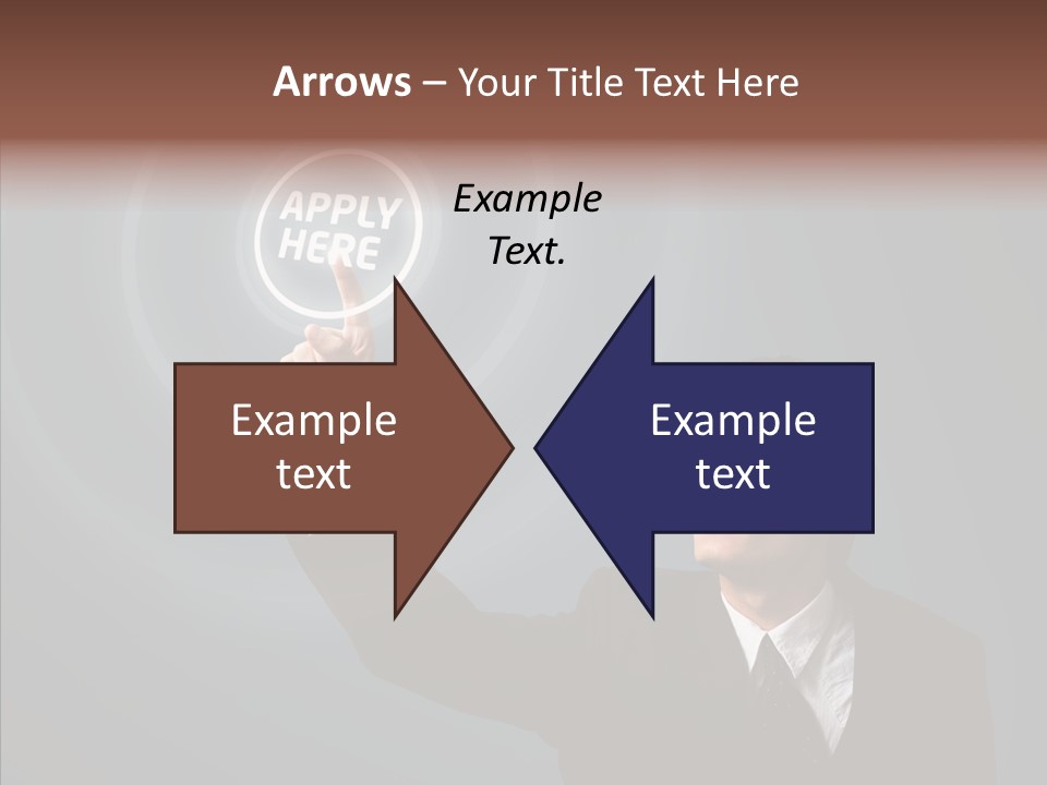 Economics Computer Hand PowerPoint Template