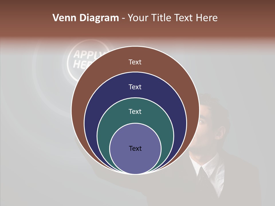 Economics Computer Hand PowerPoint Template