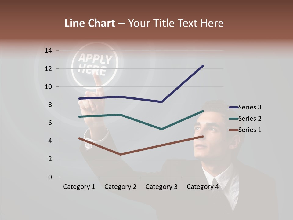 Economics Computer Hand PowerPoint Template