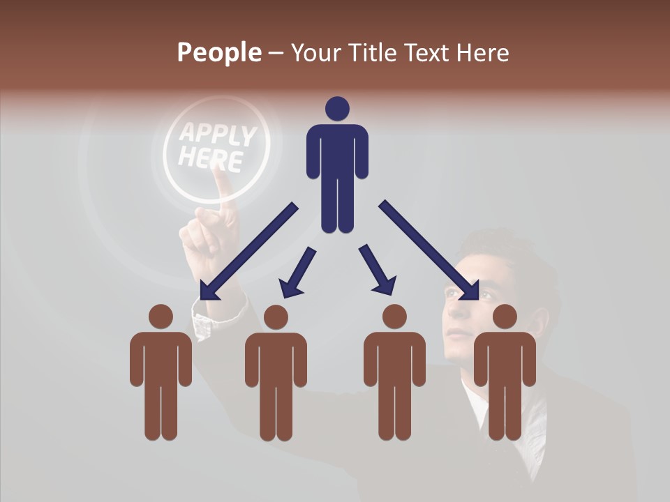 Economics Computer Hand PowerPoint Template