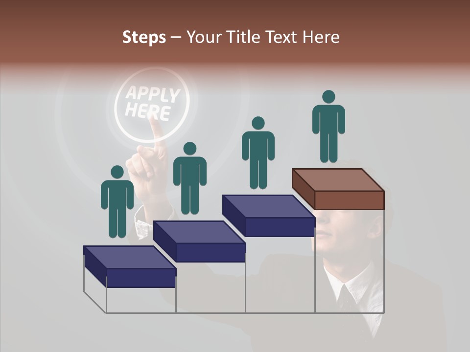 Economics Computer Hand PowerPoint Template