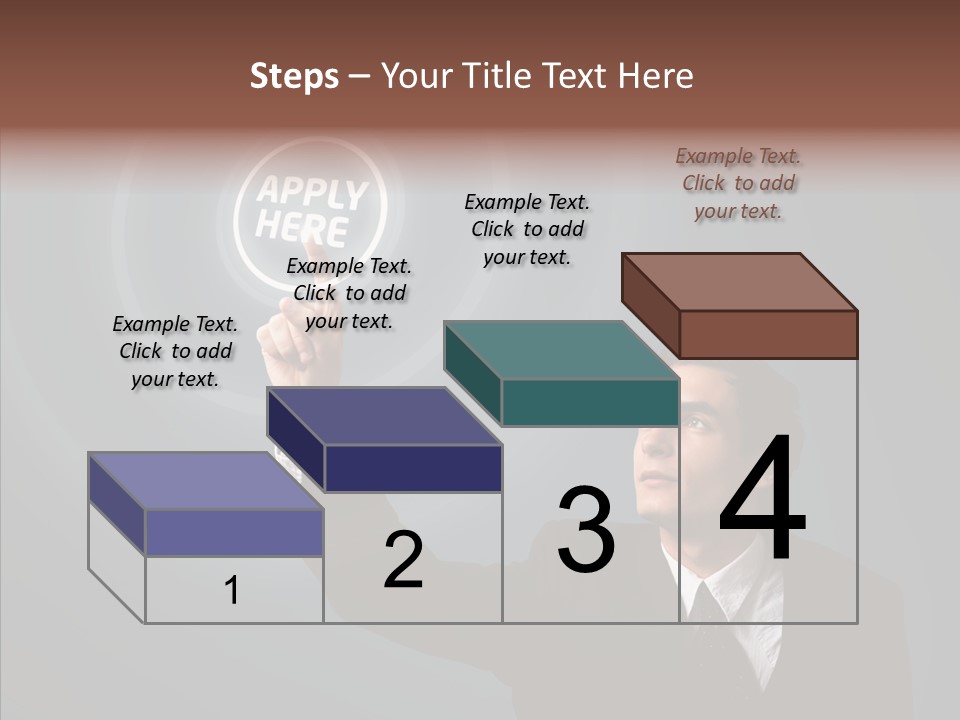 Economics Computer Hand PowerPoint Template